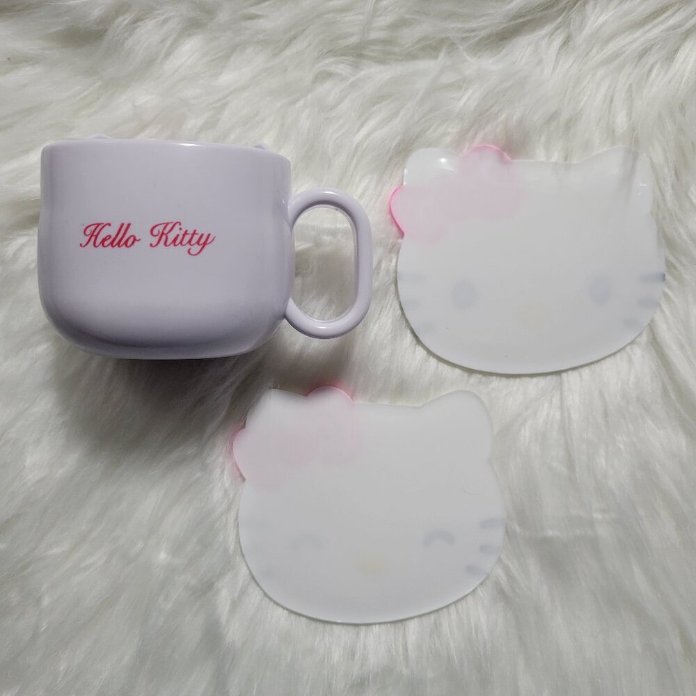 Hello Kitty Cup & Coaster Set - Picture 3 of 10